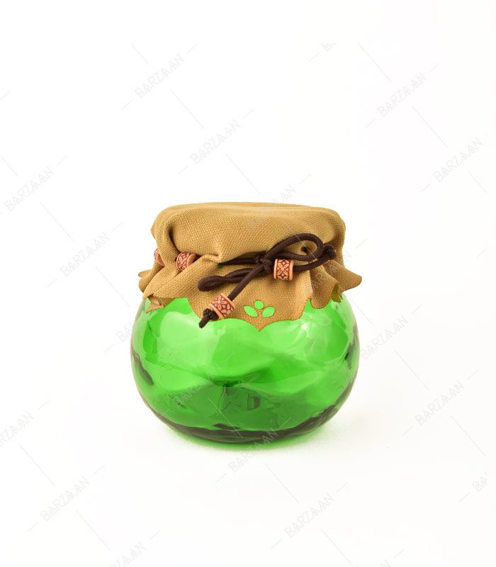 بانکه آبگینه مدل نارون سبزرنگ کوچک- کد 045
